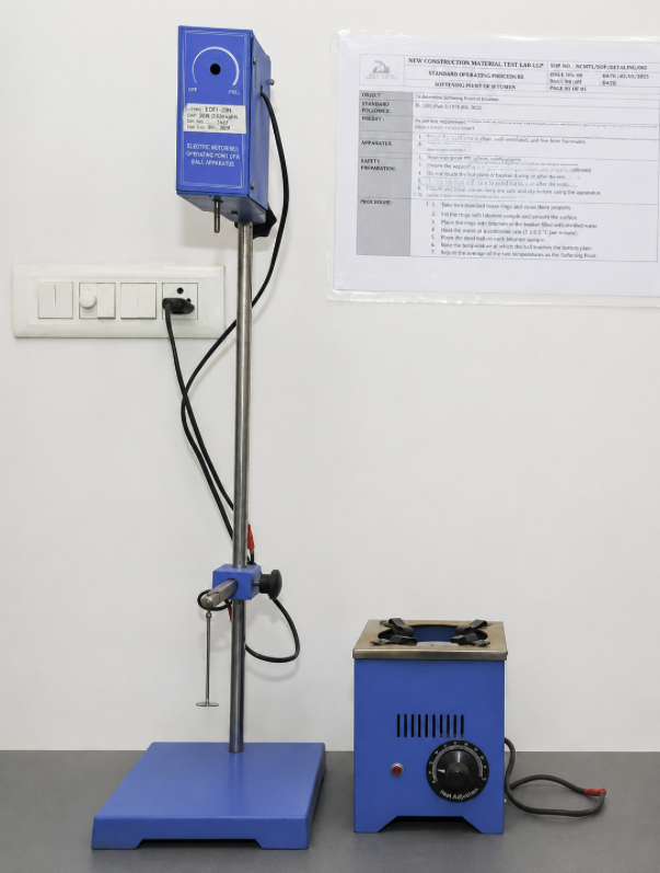 Electric Motorized Softening Point & Ball Apparatus