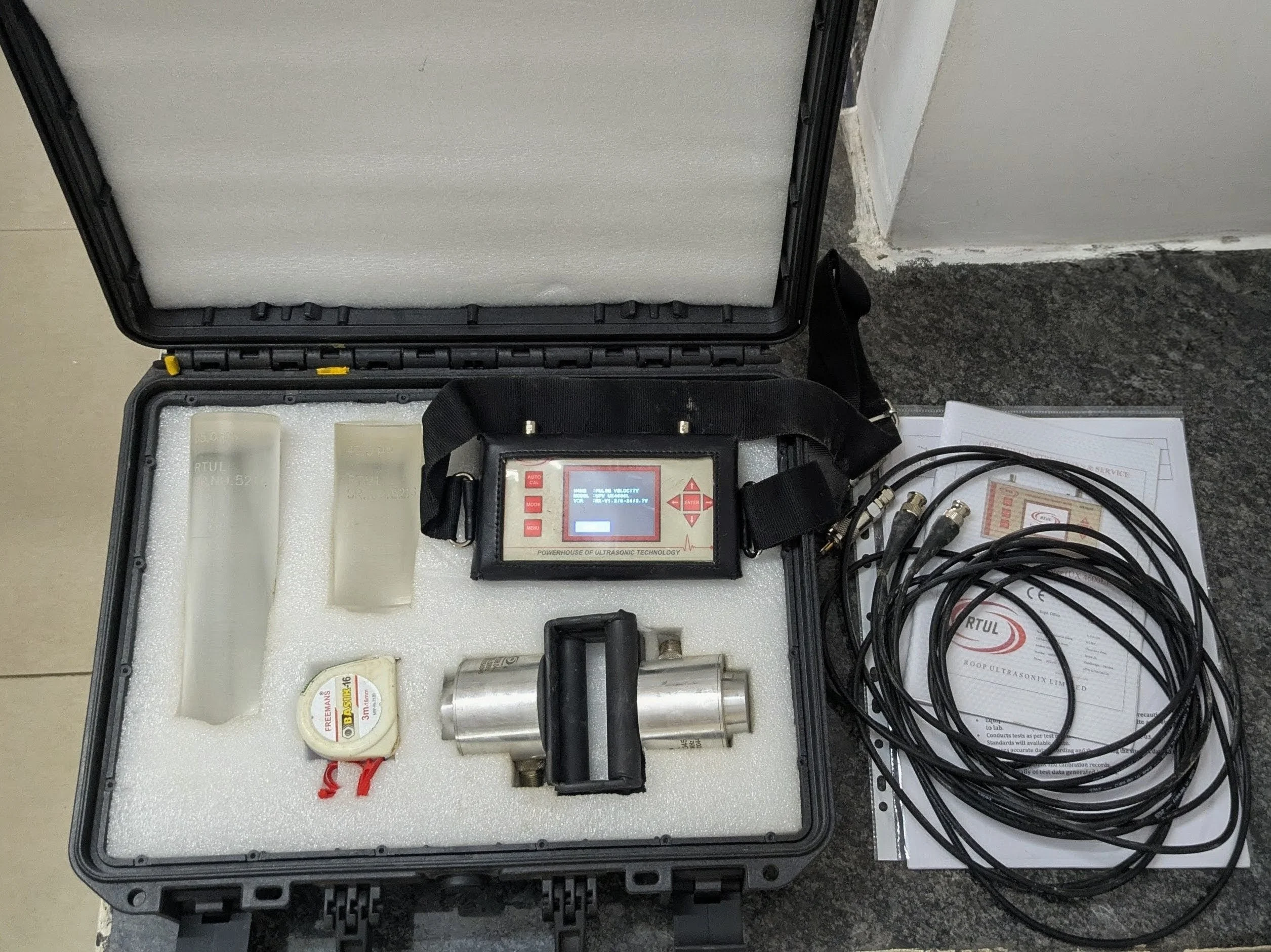 Ultrasonic Pulse Velocity (UPV) Apparatus